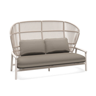 Fern Aluminium High Back 2 Seater Sofa