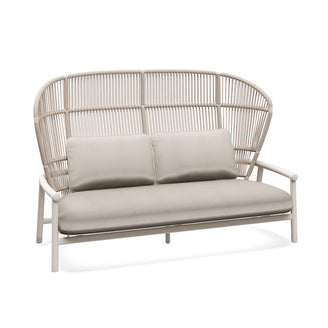 Fern Aluminium High Back 2 Seater Sofa