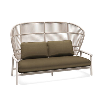 Fern Aluminium High Back 2 Seater Sofa