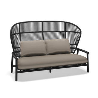 Fern Aluminium High Back 2 Seater Sofa
