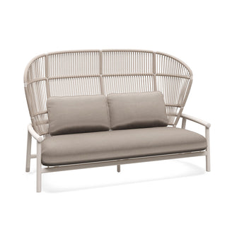 Fern Aluminium High Back 2 Seater Sofa
