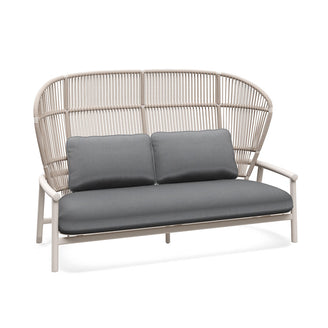 Fern Aluminium High Back 2 Seater Sofa