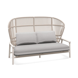 Fern Aluminium High Back 2 Seater Sofa