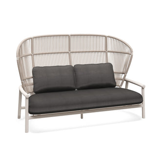 Fern Aluminium High Back 2 Seater Sofa