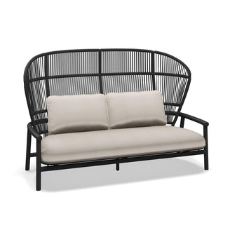 Fern Aluminium High Back 2 Seater Sofa