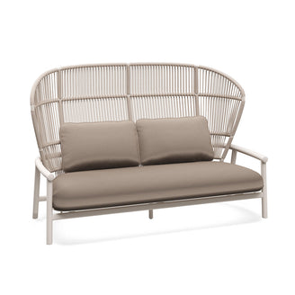 Fern Aluminium High Back 2 Seater Sofa