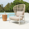 Fern Aluminium High Back Lounge Chair