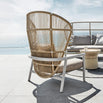 Fern Aluminium High Back Lounge Chair