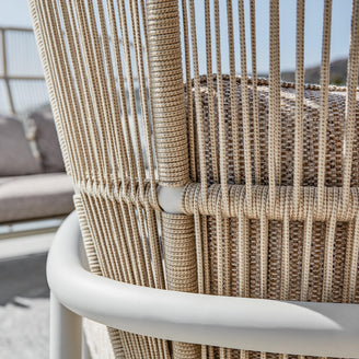 Fern Aluminium High Back Lounge Chair