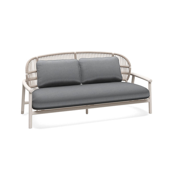 Fern Aluminium Low Back 2 Seater Sofa
