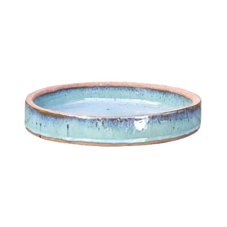 Glazed Ceramic Bird Bath