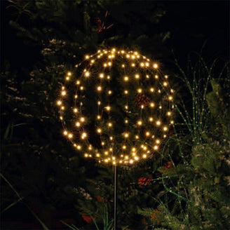 Connectable Outdoor Sphere LED Stake Lights