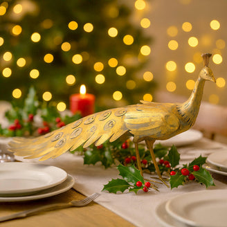 Grande Vintage Metal Peacock