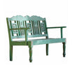 Green Artisan Indian Fiddle Bench