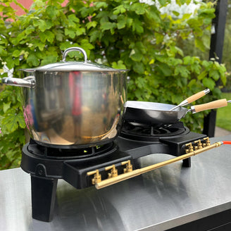 Hot Wok Double Burner Outdoor Gas Stove