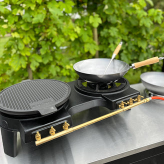 Hot Wok Double Burner Outdoor Gas Stove