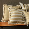 Indira Deco Scatter Cushions with Short Fringe