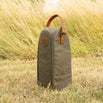 Waxed Canvas Two-Bottle Wine Cooler Bag