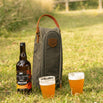 Waxed Canvas Two-Bottle Wine Cooler Bag