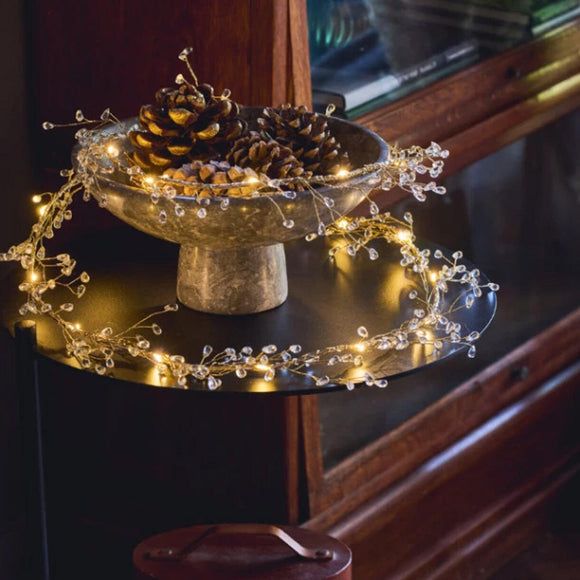 Gold Juniper LED Garland