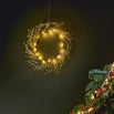 Juniper Swirl LED Wreath – 25cm