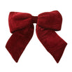 Large Crimson Velvet Bow