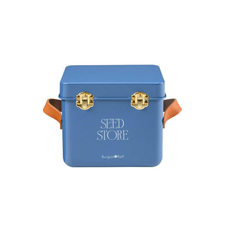 Leather Handled Mini Seed Storage Tin