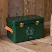 Classic Leather Handled Seed Storage Tins