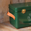 Classic Leather Handled Seed Storage Tins