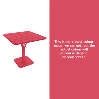 Luxembourg Pedestal Square Table