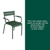 Luxembourg Steel Armchair