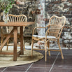 Margret Outdoor Rattan Dining Chair