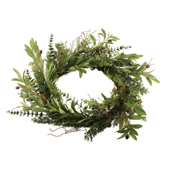 Mediterranean Olive Wreath