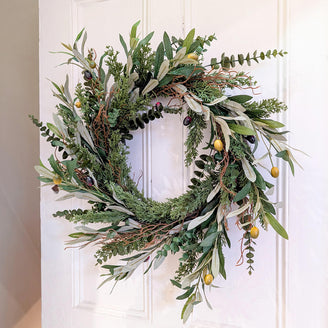 Mediterranean Olive Wreath