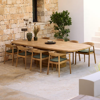 Mellow Oval Base Dining Table
