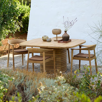 Mellow Square Base Dining Table