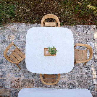 Mellow Square Base Dining Table