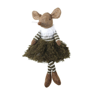 Mistletoe Molly Mouse Christmas Decoration