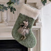 Mossy Mouse Decorated Christmas Stocking