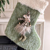 Mossy Mouse Decorated Christmas Stocking
