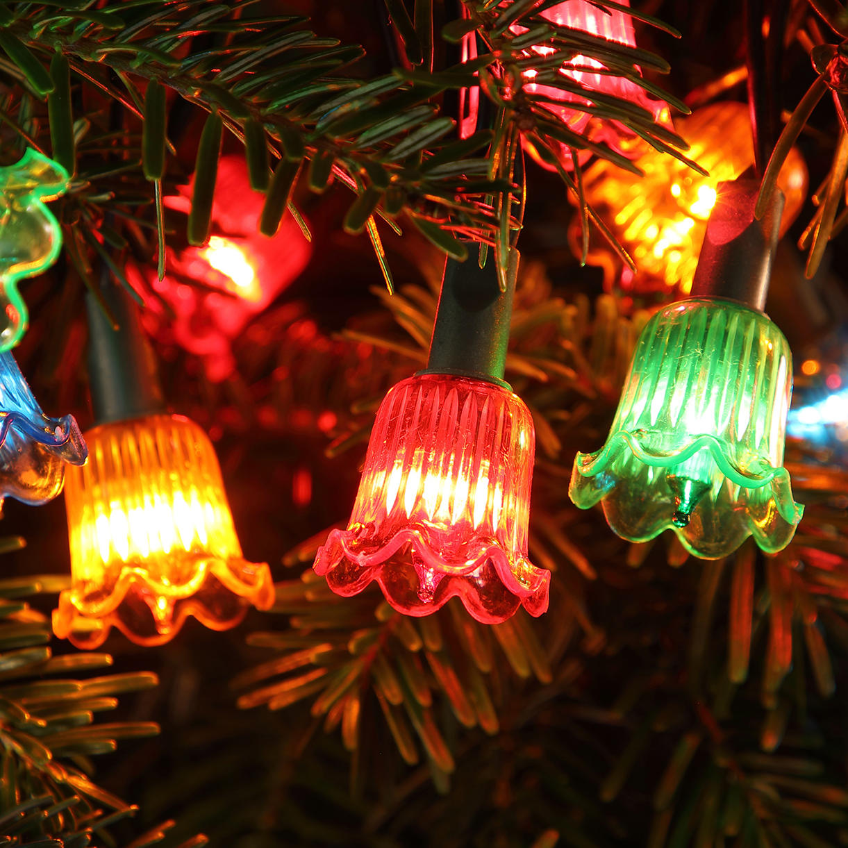 Buy Multicolour Retro Canterbury Flower LED String Light — The Worm ...