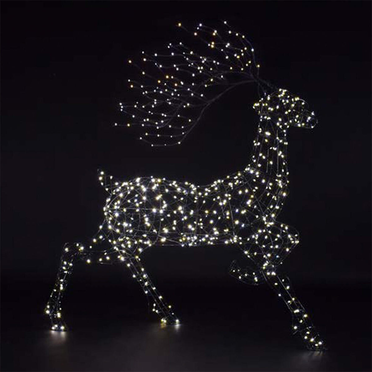 Buy Outdoor Grey Rattan 1.4m Highland LED Stag — The Worm that Turned ...