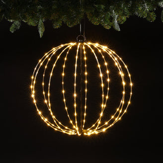 Outdoor Illuminated LED Metal Sphere