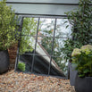 Square Outdoor Windowpane Mirror