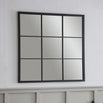 Square Outdoor Windowpane Mirror