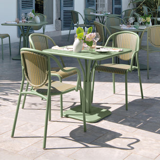 Parisienne 21 Dining Armchair Lines Weave