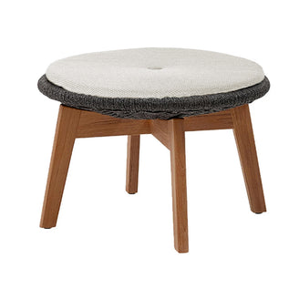 Peacock Rope Footstool