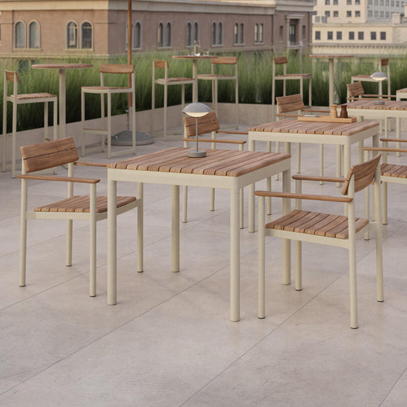 Pelagus Square 75cm Teak Table