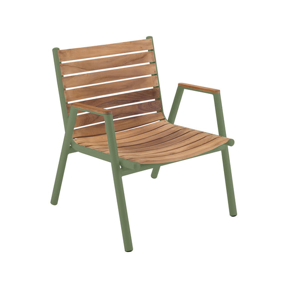 Pilotis Teak Low Armchair