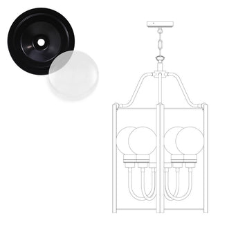 Portroe Outdoor Hanging Lantern